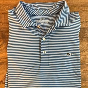 Vineyard Vines Kennedy Stripe Performance Polo